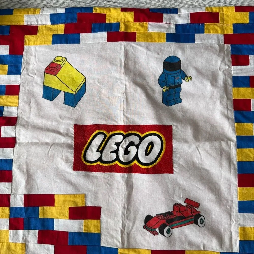 Handmade Lego Theme Standard Pillow Sham